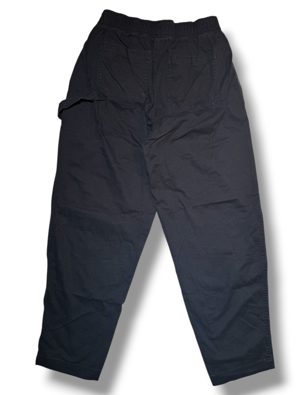 Old Navy Black High-Rise Pulla Utility Carpenter Pants - Picture 2 of 4